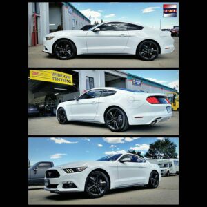 Ford Mustang EcoBoost | 3M Window Tint Film Install (PM25) Exterior Detail